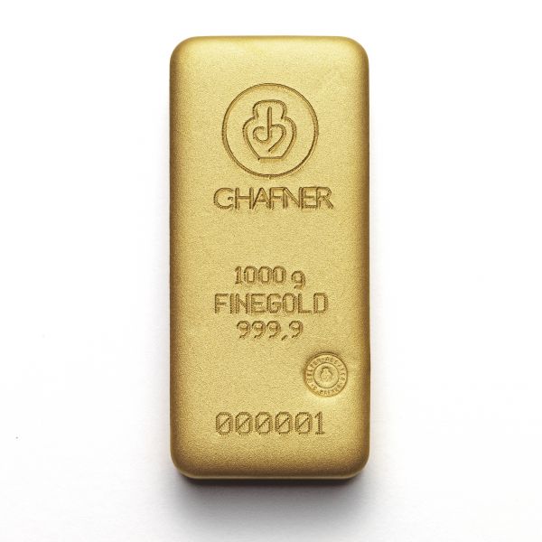 1000 g - Goldbarren C.HAFNER NEUWARE